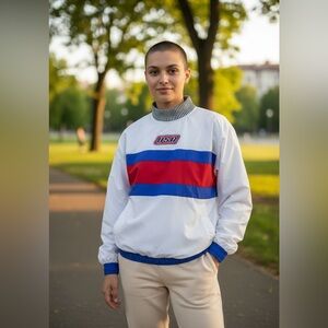 (FOREVER 21) USA nylon pullover